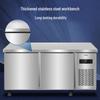 Haier Commercial Stainless Steel Refrigerator Freezer Workstation