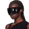 2024 Оверсайз Футуристичные Y2k Цельные Линзовые Солнцезащитные Очки Спортивные Велосипедные Панк-Очки Очки-Маска Обертывающие