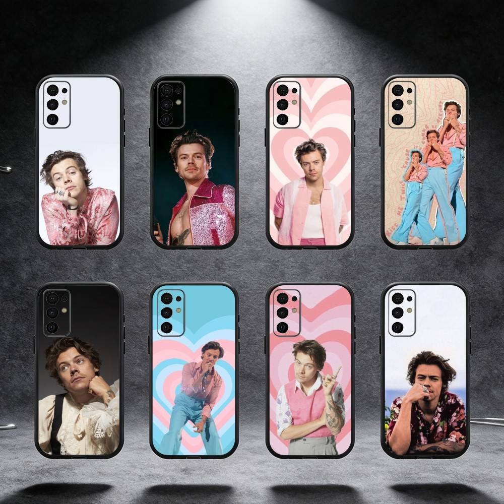 Чехол для телефона H-Harry S-Styles для Samsung S25, S24, S21, S22, S23, S30, Ultra, S20, Plus, Fe, Note, 5G Черный Чехол