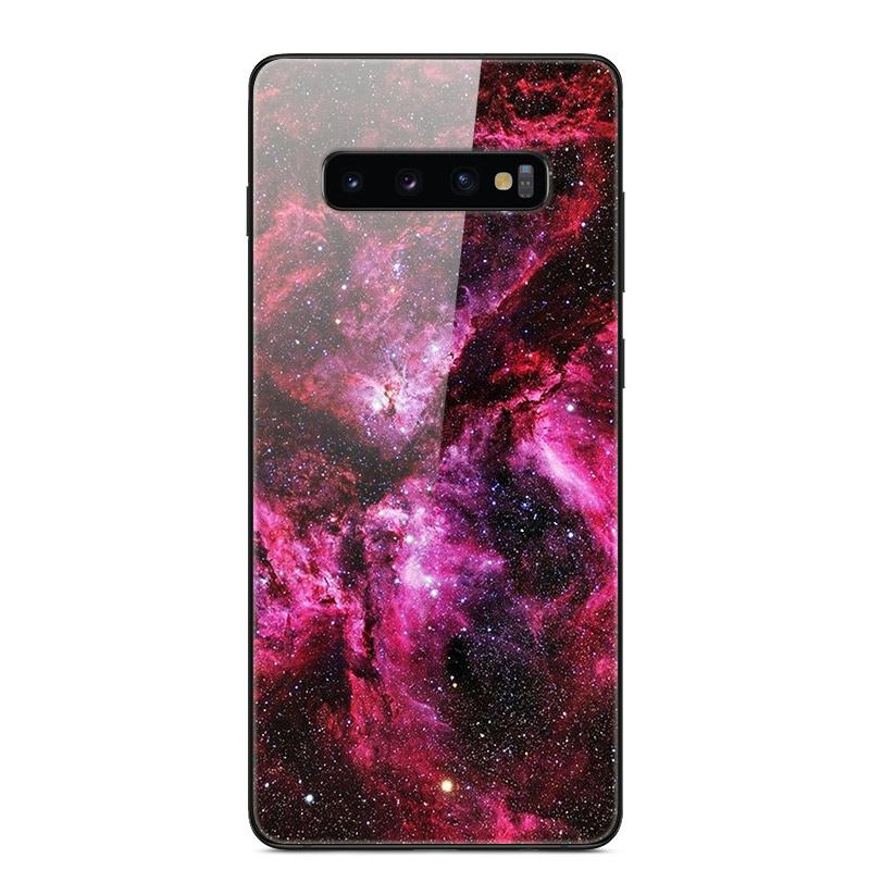 Для Samsung S10 Plus Чехол Закаленное Стекло Жесткая Задняя Крышка Телефона coque Для Samsung Galaxy S10E S 10 5G S10plus бампер чехлы capa