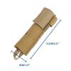 HWZ Tactical Antenna Relocation Kit Pouch Holder MOLLE Pouch Holder Antenna Tube Fixing Belt (HWZ-YB-tianxian-bag-s)