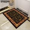 Домашний коврик для пола Европейский стиль Ванная комната Противоскользящий коврик для ног Коврик для входной двери Впитывающий коврик для пола для ванной
