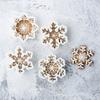 Серия «Снежинка» Формочки для печенья Рождественское глазурирование Печенье Переворачивание Сахарные пирожные Формы для выпечки Выпечка DIY Кухонные инструменты