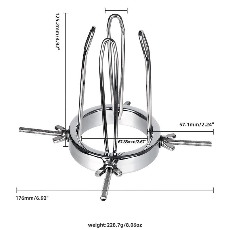 Регулируемый набор анальных и вагинальных дилататоров - Включает анальный расширитель, пробку и игрушку для заднего прохода Peep для взрослых.