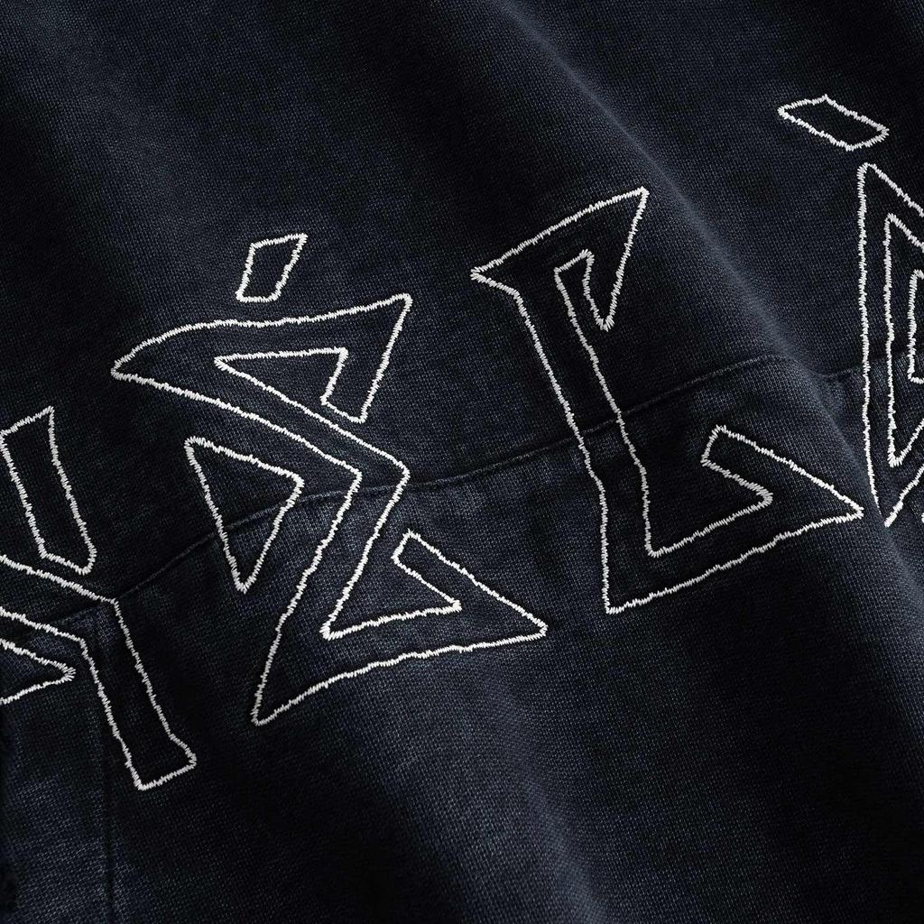 Anta Худи с V-образным вырезом свободного кроя из баскетбольной серии Kyrie, повседневная, универсальная, для тренировок, кампуса и поездок на работу, унисекс, черная, 972611709-3