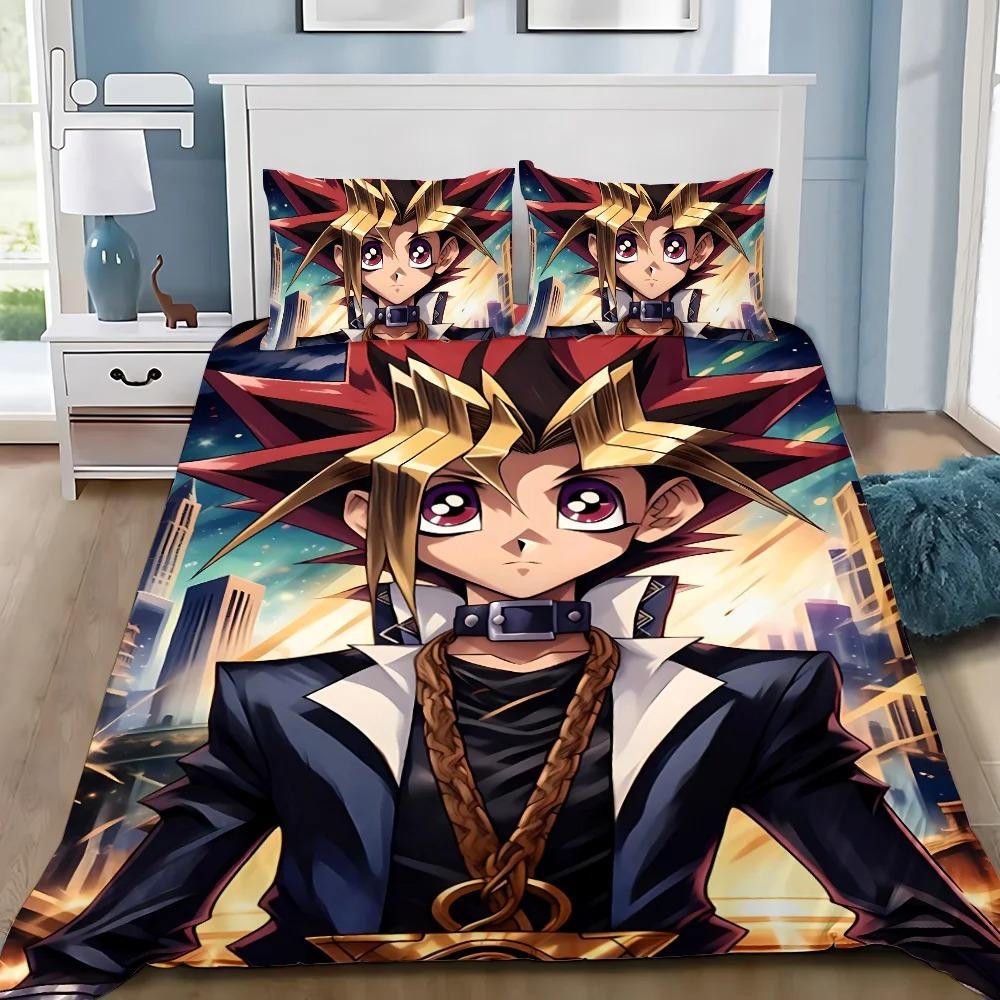 3D-принт Yu-Gi-Oh MONSTER CARD Аниме Постельное белье Пододеяльник Постельный комплект Одеяло Наволочка Одеяло King Queen Size Мальчики Взрослые