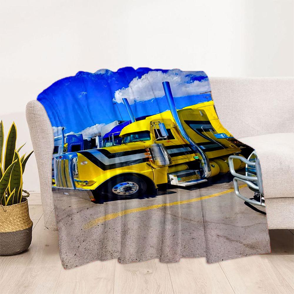Kw Heavy Trucks Blanket Comfortable Great For Office Chair Office Livingroom For All Seasons Warmthful Decor Best Holiday Gift For Friends Family