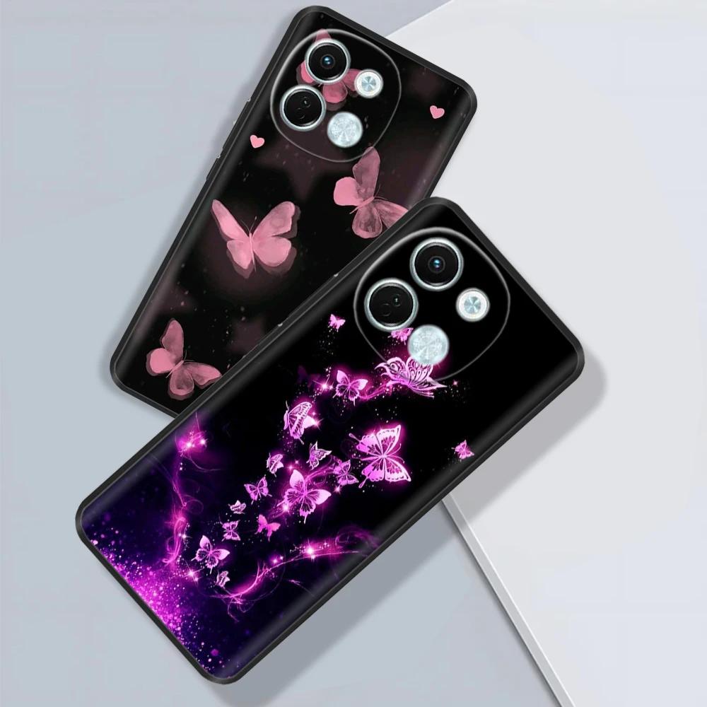 Чехол для Tecno Pova 6 Neo 5G Милые цветы Корпус телефона Мягкий Тонкий ТПУ Силиконовый чехол Для Tecno Pova6 Pro Pova 6Neo 4G 5G Накладки