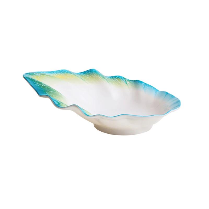 Ресторан в стиле легкой роскоши Тарелка для суши Креативная тарелка для лосося и морепродуктов Изысканные десертные тарелки высокого класса Бытовая посуда