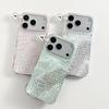 Ins нишевый чехол для iPhone 17promax/16/15 с узором под крокодила, двухслойный, персонализированный, противоударный, 14.