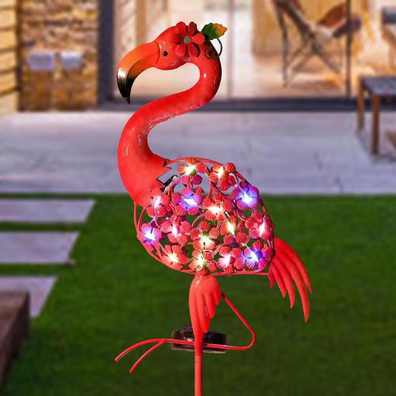 Солнечный светильник Flamingo для газона