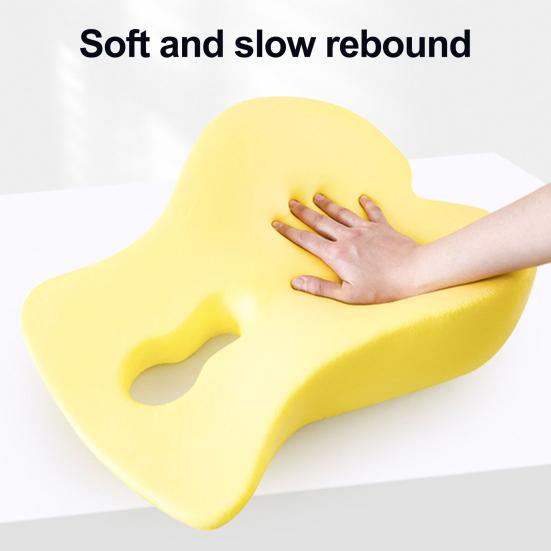 Подушка для облегчения боли в спине, Подушка с эффектом памяти для поясничной поддержки, Подушка для поддержки спины стула с регулируемым ползунком для офисных работников, компьютерных геймеров