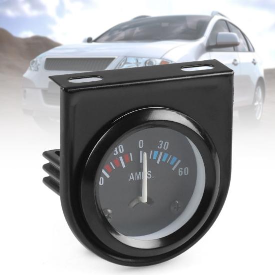 Автомобильный манометр, пылезащитный, легко очищаемый, ABS Autogage, амперметр для автомобиля, 12 В, 2 дюйма