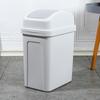 Home Garbage Can with Lid Thickened Press Type Swing Cover Large Capacity Kitchen Hotel Bathroom Office Trash Can
