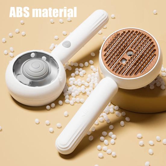 Паровая щетка для кошек, спрей для ухода за домашними животными, щетка с кнопкой спуска, паровая расческа для удаления шерсти домашних животных для длинных и короткошерстных кошек и собак