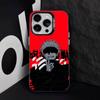Чехол для телефона J-Jujutsu K-Kaisen G-Gojo Аниме Для iPhone 17,16,15,14,13,12,11,Pro,Max,Plus,E,Air,Mini Черный ТПУ Чехол