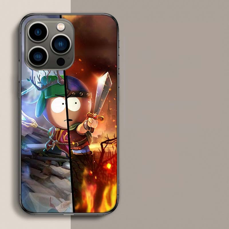 Cool S-South P-PARK Phone Case For Iphone 17 Air 15 Pro 14 Plus 16 Pro Max 17E 16E 12 13 Mini 11 Cover Cute Fundas