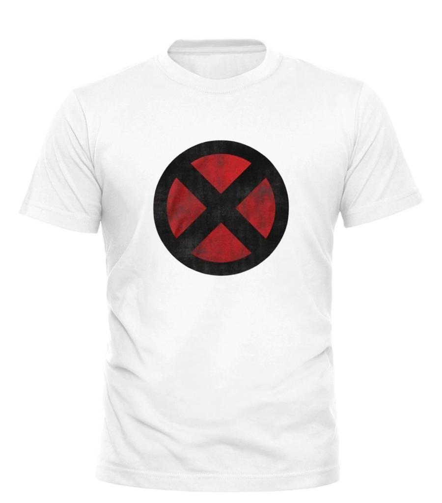 X-Men Distressed Logo T-Shirt All sizes black white retro tee unisex adult