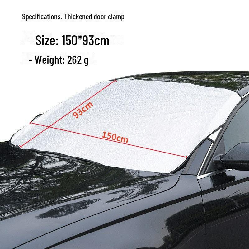 Утолщенный магнитный снегозащитный экран: Солнцезащитный козырек на лобовое стекло с защитой от замерзания и обледенения