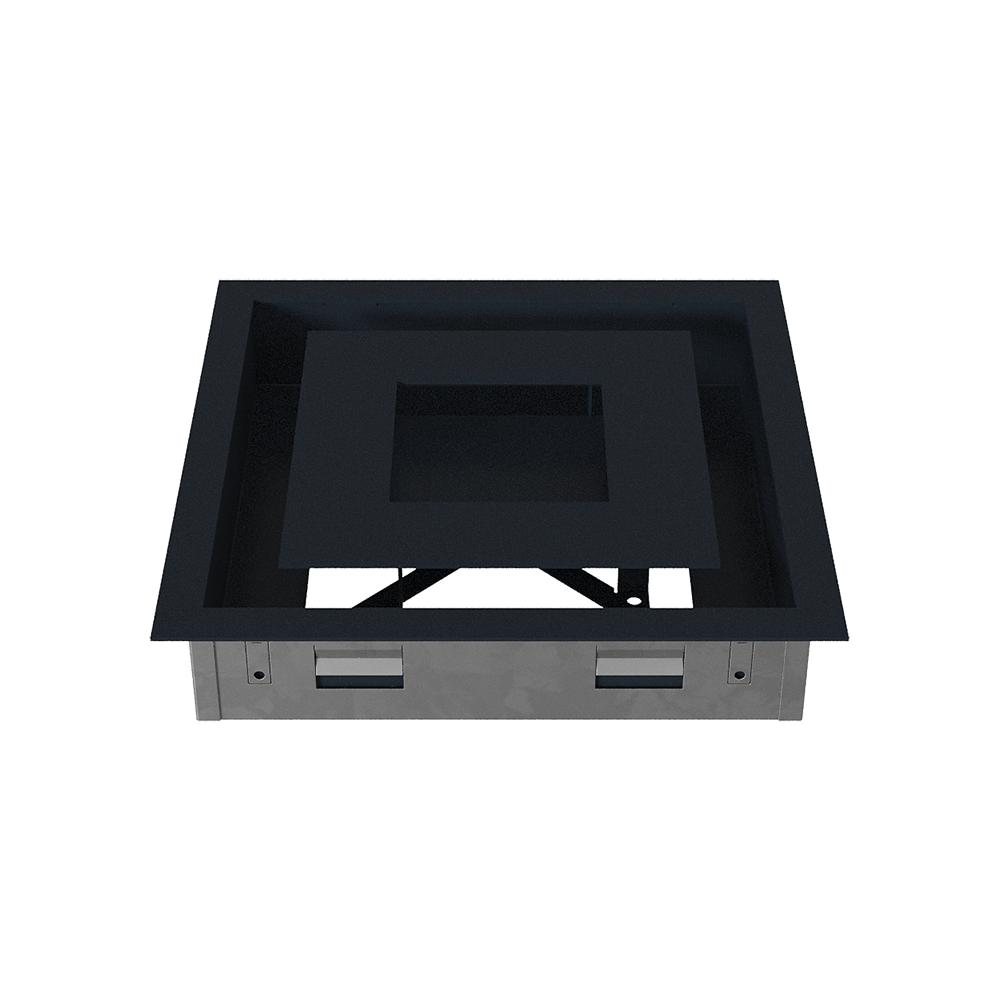 Крышка вентиляционная WIND 22x22 графит