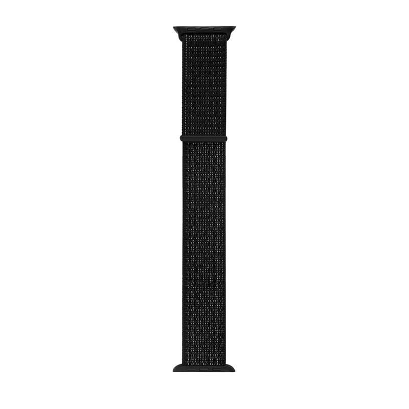 Нейлоновый спортивный ремешок Apple Watch с многоразовой застежкой-липучкой для спорта и повседневного ношения