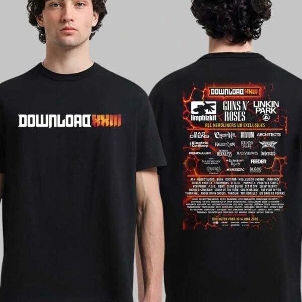 Футболка с составом Download Festival XXIII 2026