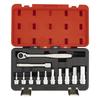 Hexagon Socket Wrench Set H4100MP, 12.7mm (1/2") Drive, Red, 12-Piece Set
