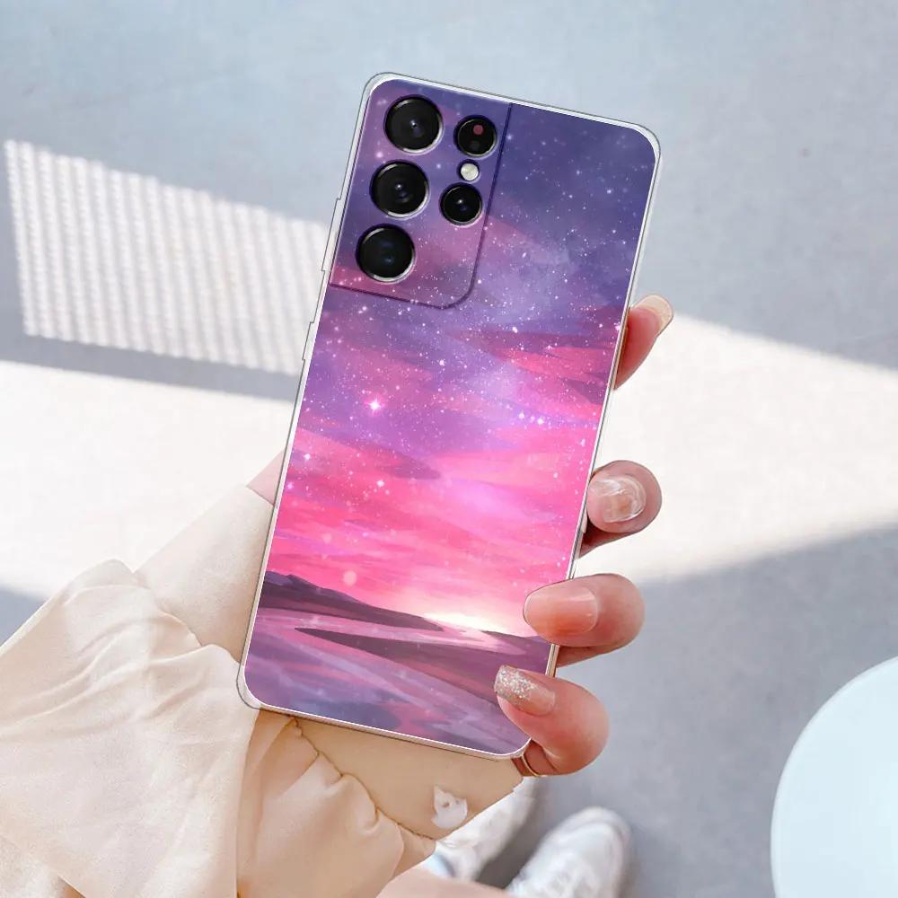 For Samsung S21 Ultra Case S21 Cover Back Cases For Samsung Galaxy S21 Plus Silicone Soft Bumper For Samsung S21 FE Fundas Coque