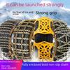 Snow Tire and Truck Anti-Skid Chain for SUVs and Cars - Iron Winter Chains for Emergency Snow Security