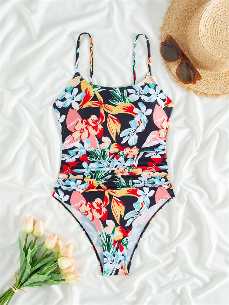 Женский купальник цельный модный купальник 2025 новый сексуальный слинг спинка монокини боди летняя пляжная одежда купальный костюм женский