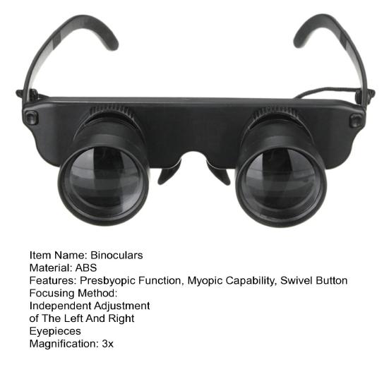 Бинокли с высокой светопередачей, регулируемым увеличением фокуса, пресбиопией, близорукостью, функцией 3-кратного стеклянного типа, биноклями, телескопами, наружными поставками