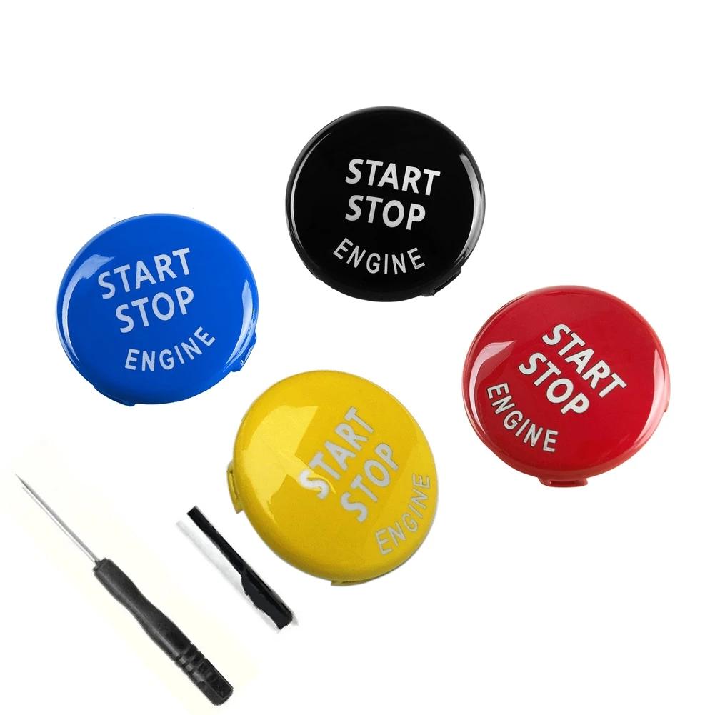 Кнопка запуска двигателя автомобиля, замена крышки, подходит для BMW X1 X5 E70 X6 E71 Z4 E89 3 5 серии E90 E91 E60 Авто