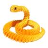 60Cm 3D Printed Snake Rotatable Joints Snake Figurines Creative Home Office Desktop Crafts Ornament  New Year Crafts Gift