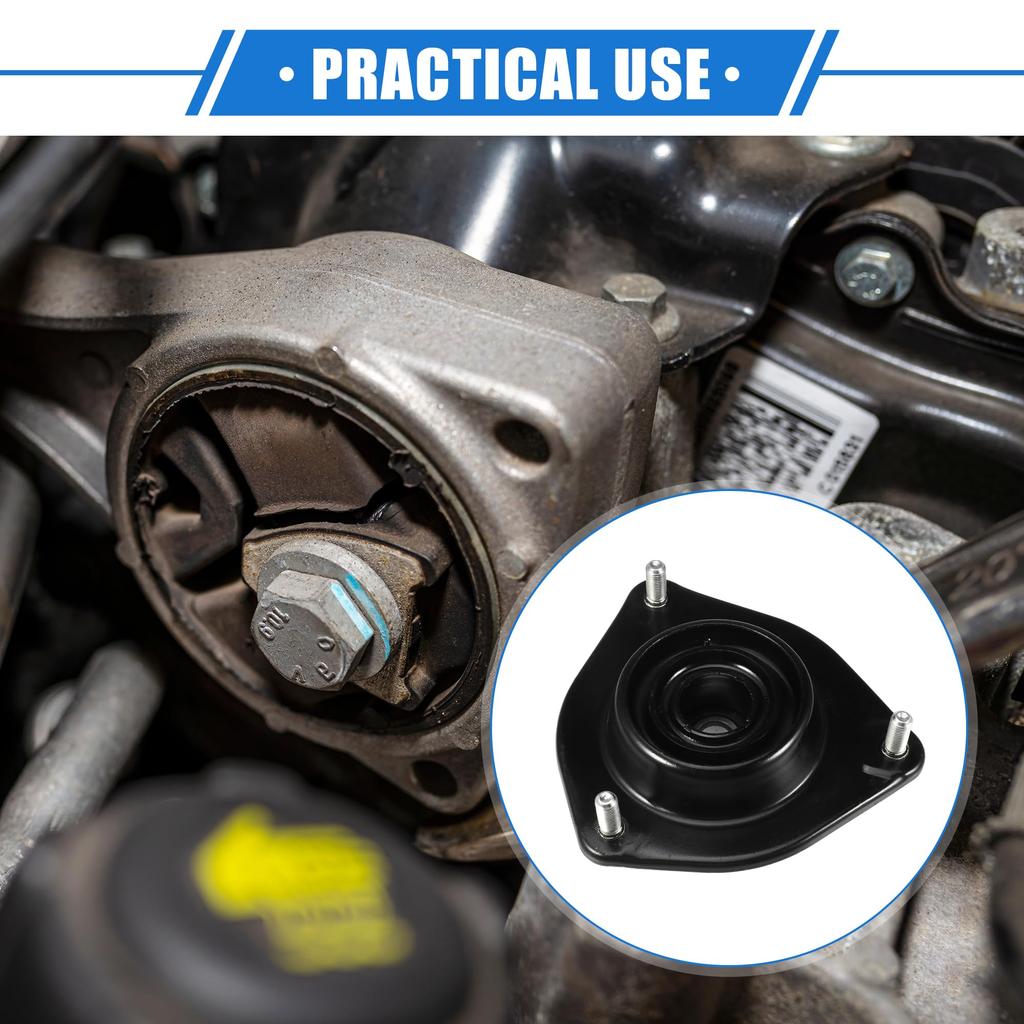 ABSOPRO Engine Strut Mount for Hyun and Tiburon Part Number Mounting Bracket Daihatsu, Elantra, (1996-2006), Anti-Deformation, Metal, Black,