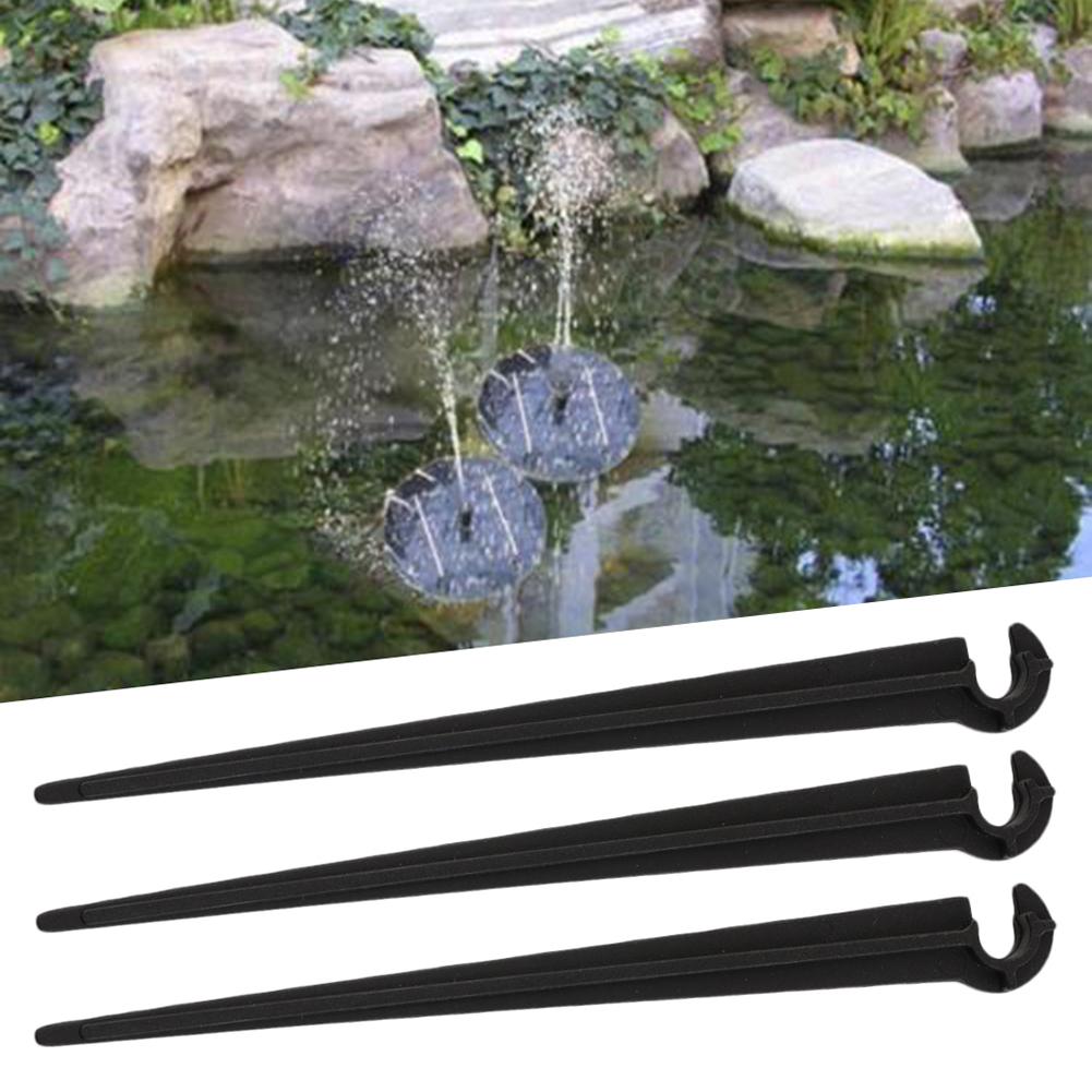 50Pcs Irrigation Drip Support Stakes C- Shape Fixed Stems Holder Bracket for 4/7mm Drip Irrigation Pipe Inserting Ground