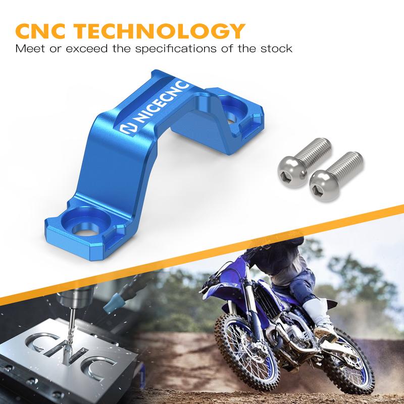 NICECNC Yamaha  YZ125 YZ250 2005-2024 Motorcycle Brake Line Hose Clamp Holder For Yamaha YZ125X 2020-2023 YZ250X 2016-2023