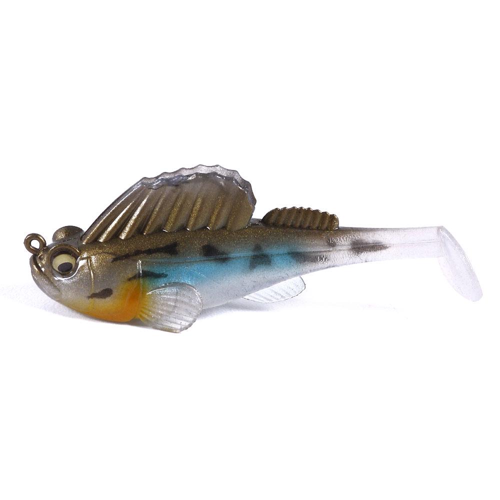 Soft Paddle Tail Baits Fishing Lures with Crankbait, Fishing Gifts, Pre-Rigged Fishing Lures, Soft Swimbaits for Bass Trout Pike Freshwater Saltwater
