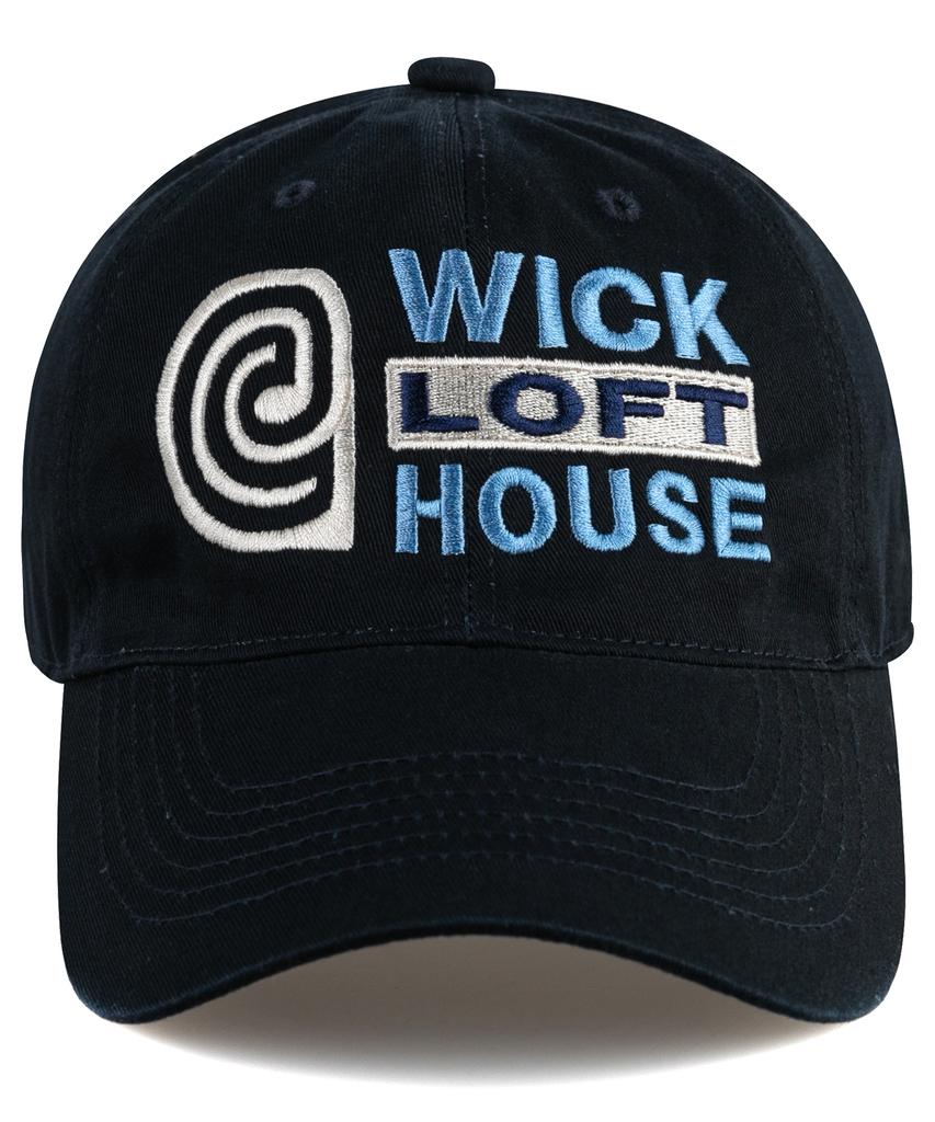 Кепка-бейсболка Wig E Loft House Washed - Темно-синяя