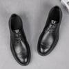 FashionNew Мужские оксфордские туфли из натуральной кожи, дышащие уличные кроссовки, роскошные брендовые мужские туфли-броги ручной работы, повседневная деловая обувь