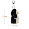 Apricot Lamb Black Penguin Cute Soft Keychain Plush Toy, Perfect for Boys and Girls, Fits Kids Backpacks and Purses, 10cm