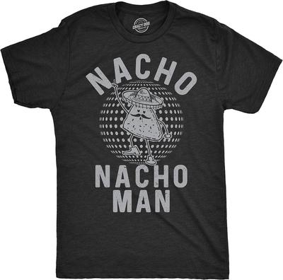 Мужская футболка Nacho Nacho Man Смешная футболка для парней