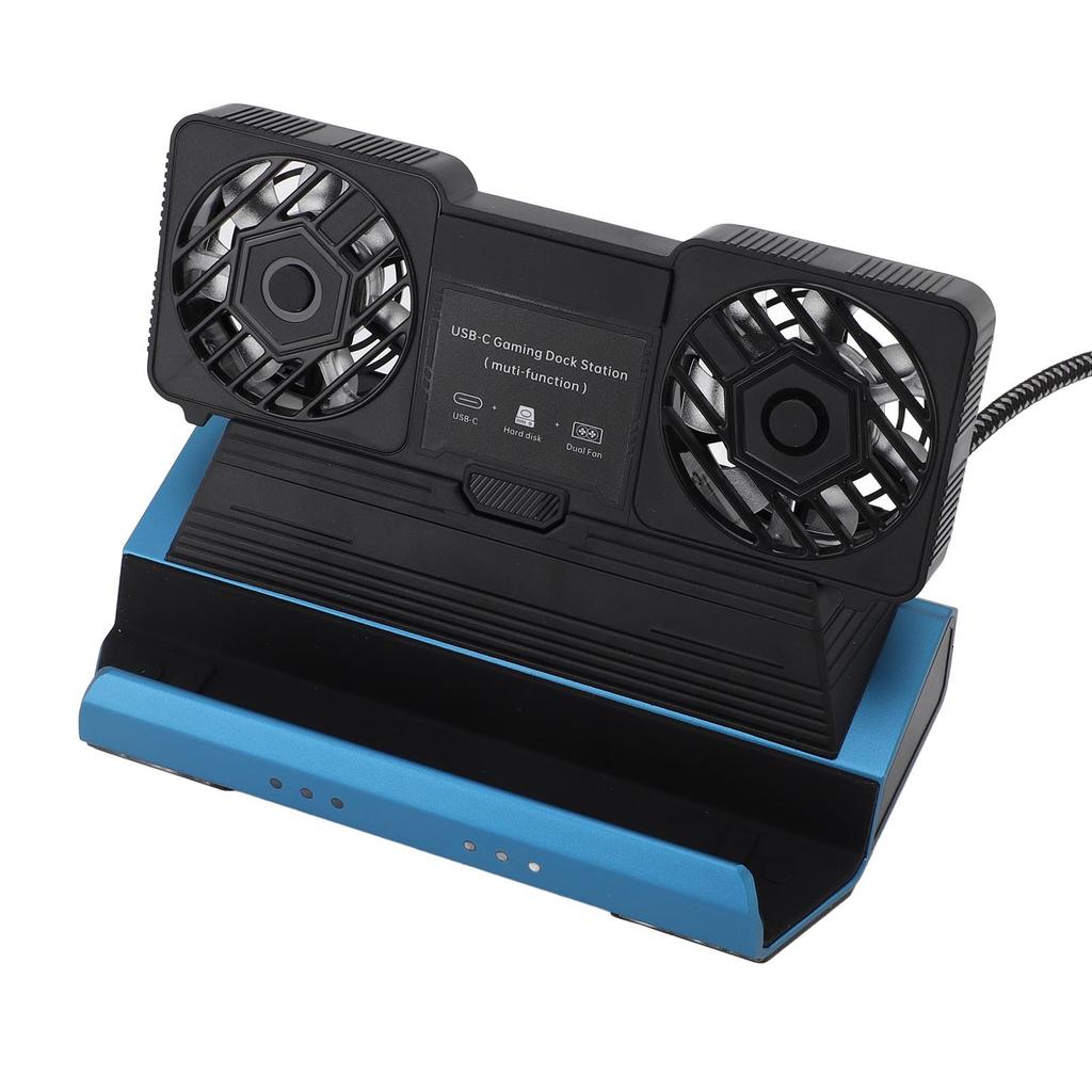 Док-станция 10 в 1 для Legion Go для MSI Claw со съемным двойным вентилятором охлаждения 4K 60 Гц Gigabit