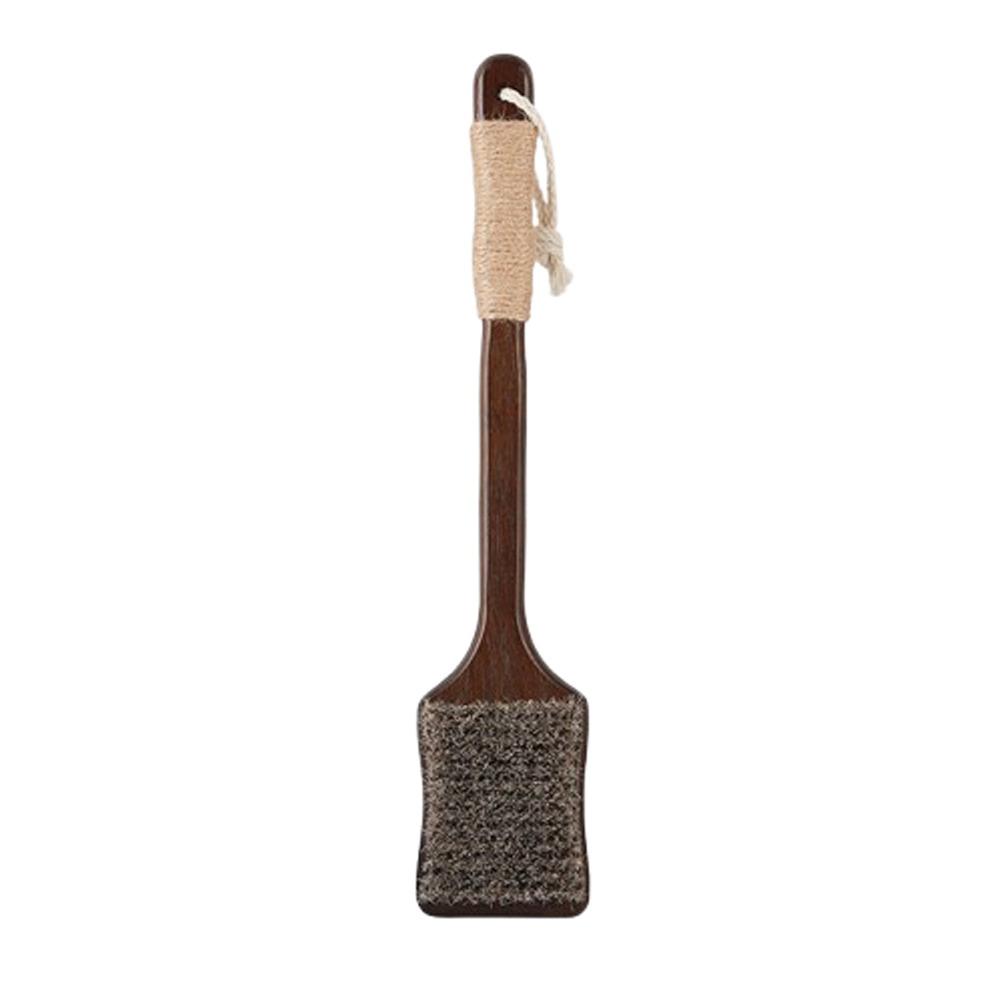 Wood Long Handle Brush Soft Bristles Back Scrubber Bath Exfoliating Brush  Bathroom Tools