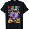 Смешная футболка 'Hip Hip Hooray It's My Birthday' для любителей бегемотов