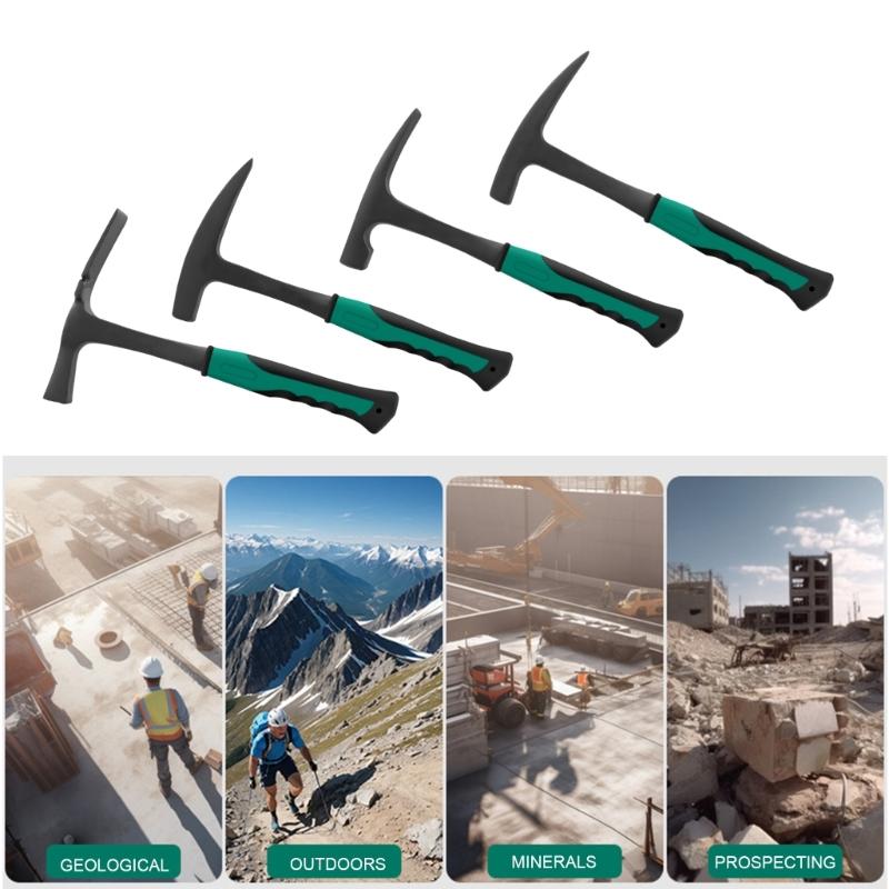 Steel Brick Hammer With Comfortable Grip And Solid Forging Head Suitable For Masonry And Constructions