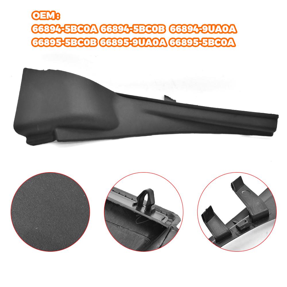 2 ШТ. Для Nissan Murano 2015 2016 2017 Автомобильная передняя накладка на угол лобового стекла, боковая накладка стеклоочистителя, крышка, пластина, дефлектор воды