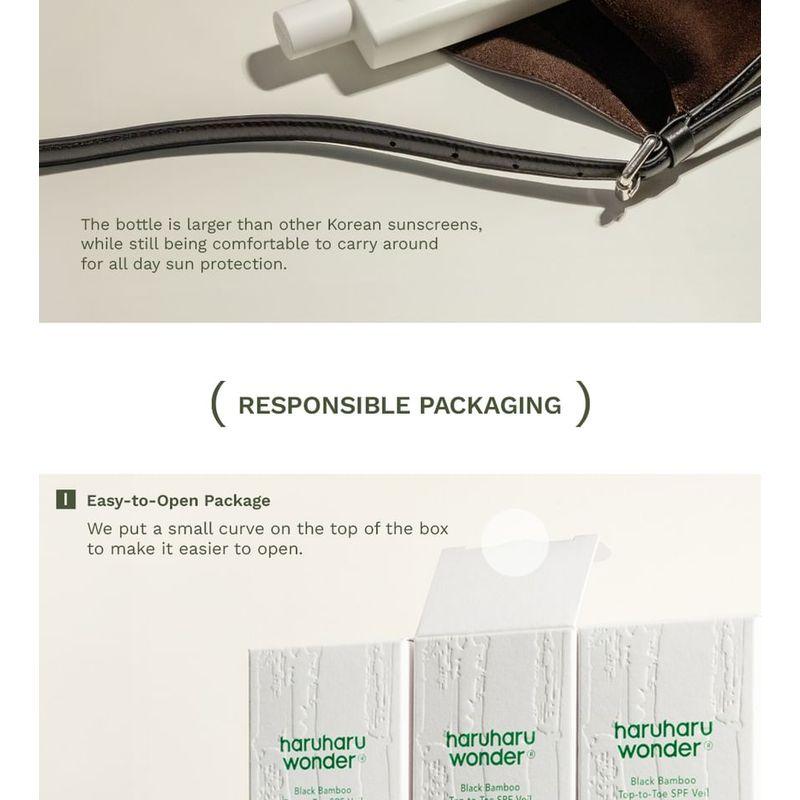HARUHARU WONDER Черный Бамбуковый SPF-Вуаль от головы до пят