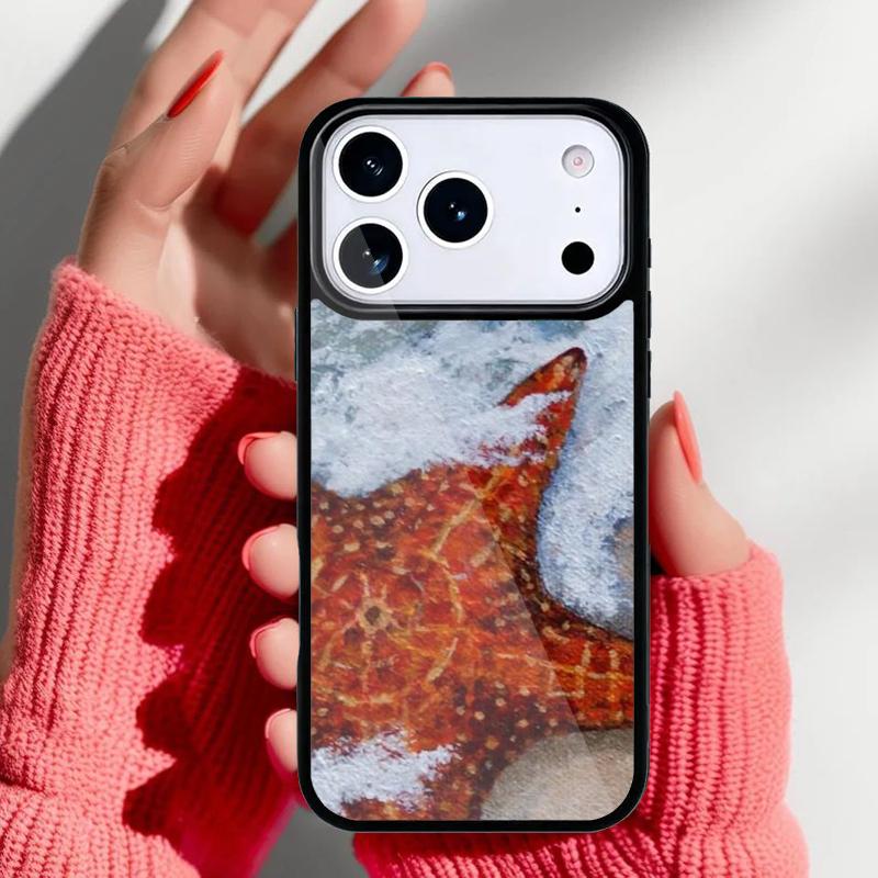 Морская звезда на пляже Чехол для телефона для iPhone 17 16 15 14 13 Pro Max Задняя крышка для 12 11 Pro Coque