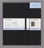 Moleskine Hard Набор для эскизов Скетчбук Большой/A5, Обложка, Черный; Набор карандашей