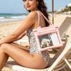 Large Capacity Waterproof Beach Bag Touchscreen Cell Phone Bag Messenger Bag  Outdoor Pool Camping